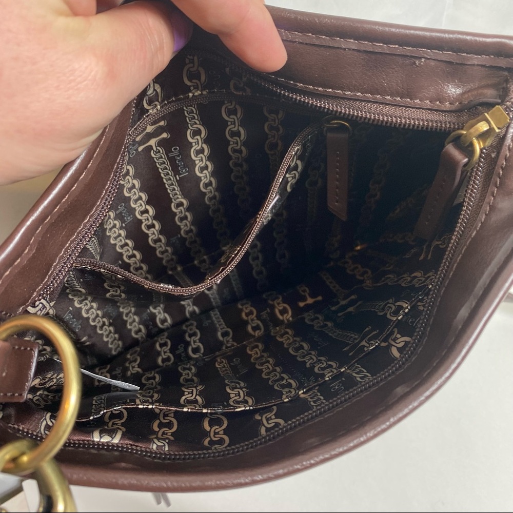 Tignanello Crossbody Handbag Purse Convertible Organizer Travel Bag RFID Protect - Picture 9 of 11